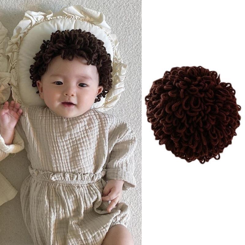 Baby Funny Hat Children Wig Hat Instant Noodle Hat Curly Hat for Funny Party