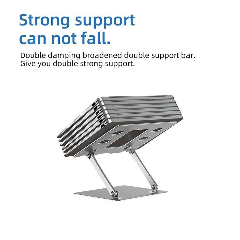 Foldable Aluminum Alloy PC Stand Cooling Pad Holder Desktop Heat Release Bracket