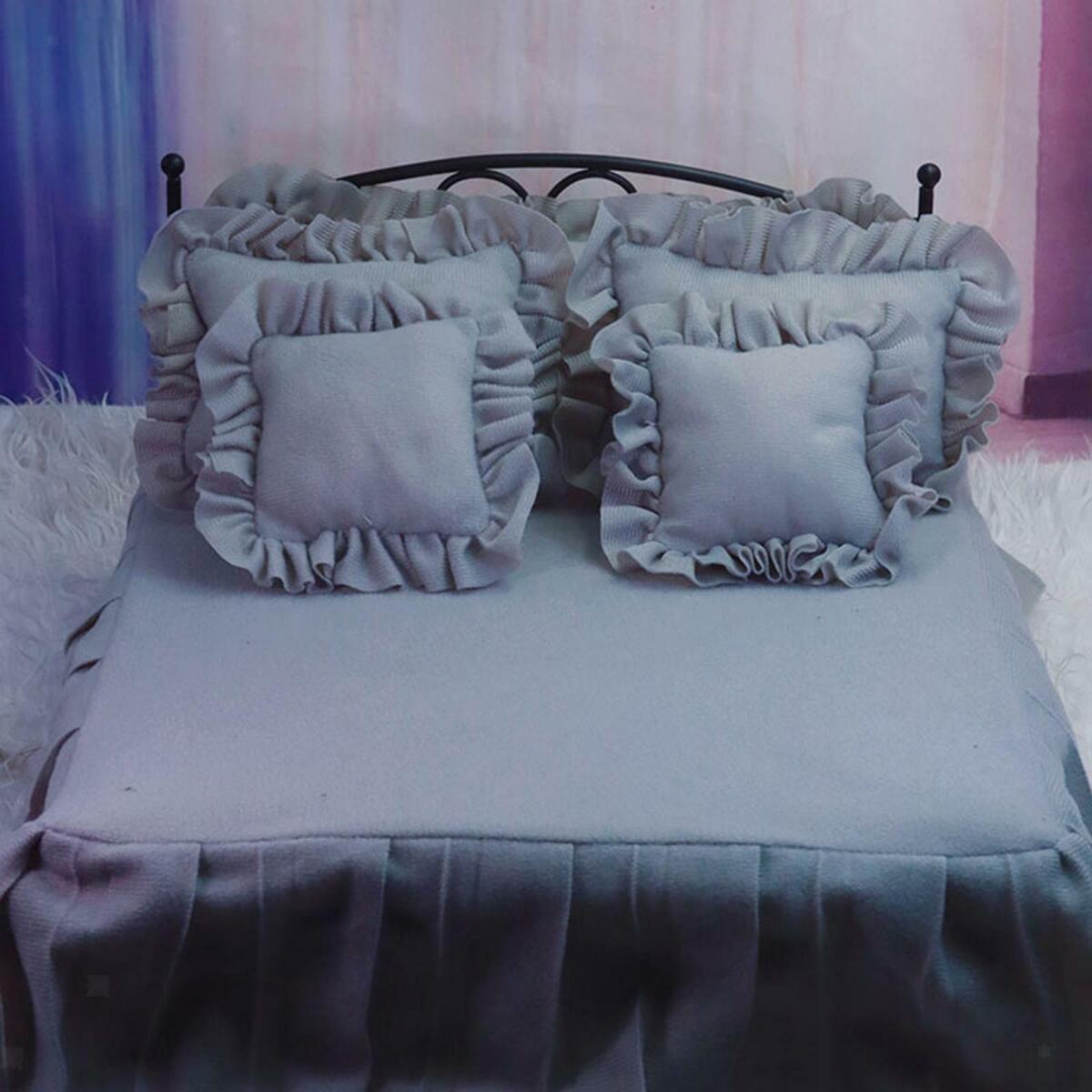 1/6 Scale Wrought Iron Bed Furniture   Play  Scene Props