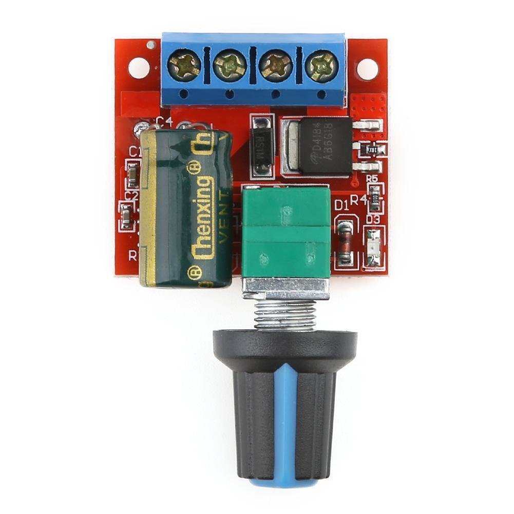 Mini 5A 90W PWM 5-28V DC-DC Motor Speed Controller Module Speed Regulator