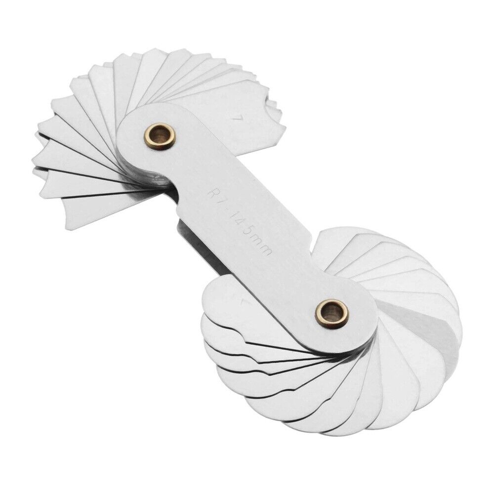 Professional Folding 32 Blade R7-14.5mm Radius Gauge Gage Measure Measuring Tool