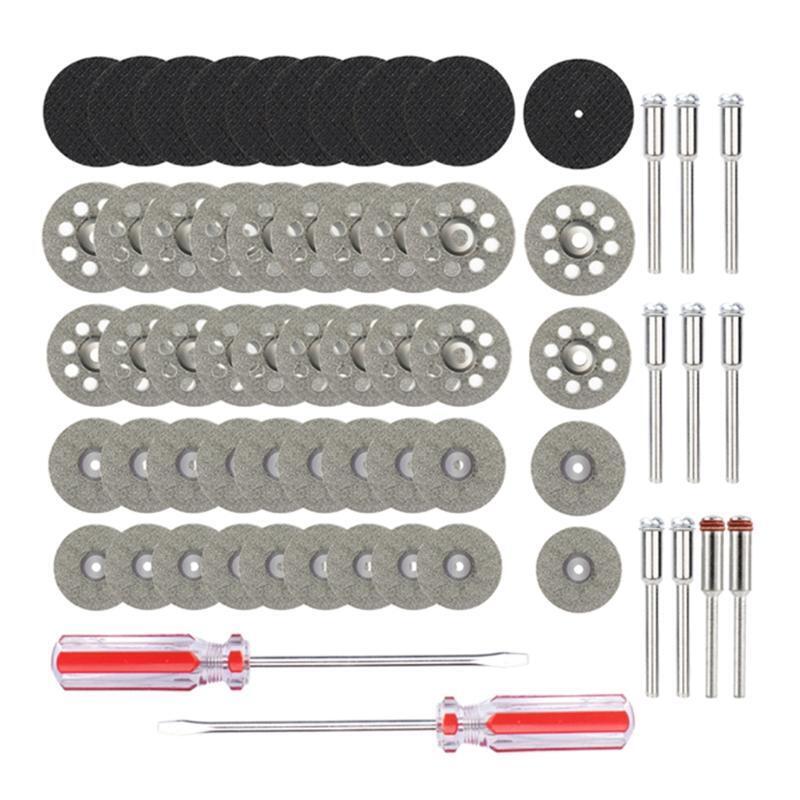 62 Pieces Diamond Saw Blade Polishing Pad Oscillating Saw Blades Quick Release