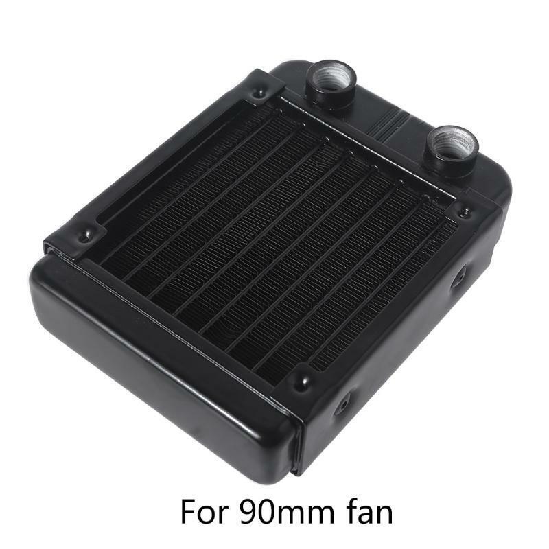 1/4" Pure Aluminum 8 Pipe Heat Exchanger Radiator for Computer PC CPU CO2 Water