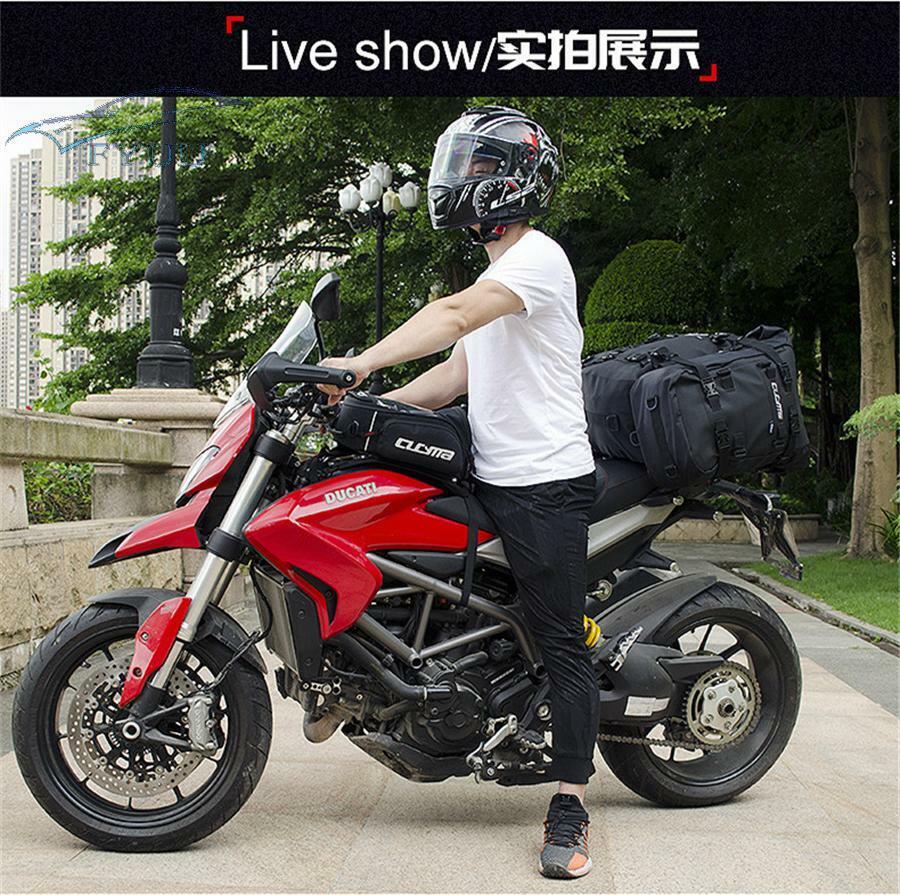 1pc S-Size Motorcycle Rear Seat Bag Waterproof Multi-Function Shoulders Backpack