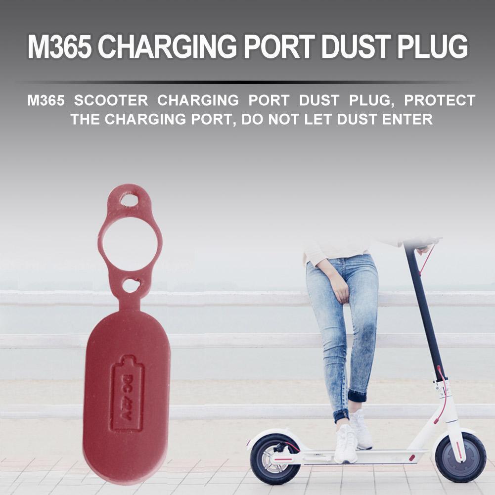 M365 Electric Scooter Charge Port Cover Dust Plug Silicone Cap Cycling Part