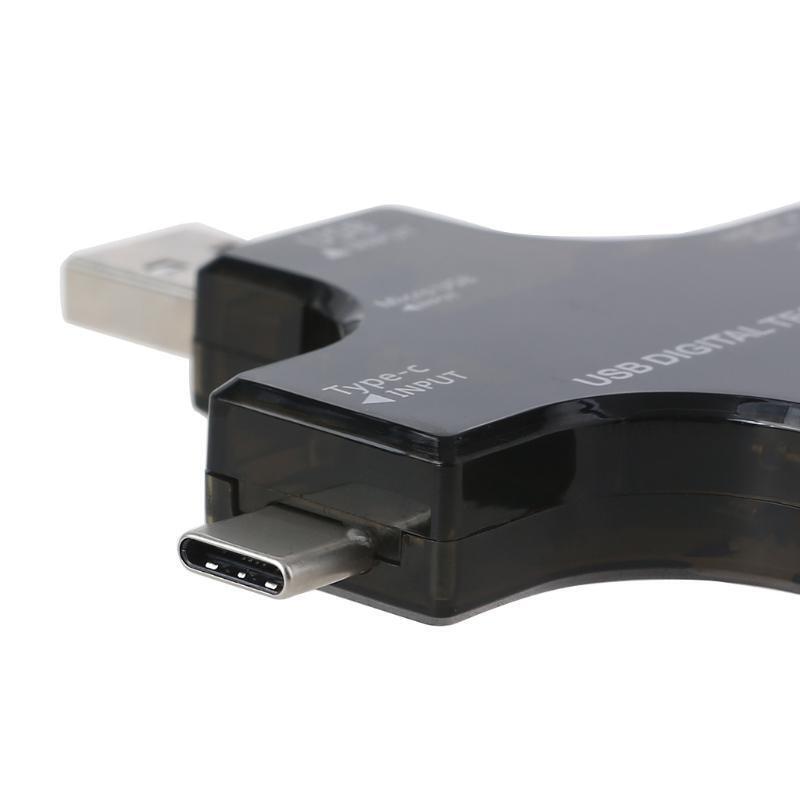 USB C 4 in 1 Voltage and Current Teste Voltage Current Meter Ammeter Detector