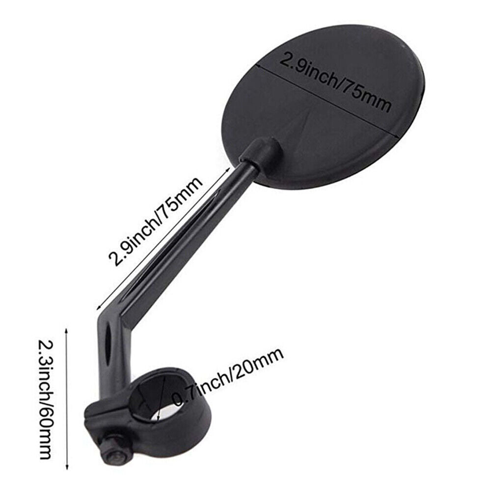 Bike Mirrors Cycling Rear View Bicycle Rearview  Mirrors Handle Rearview Mirror