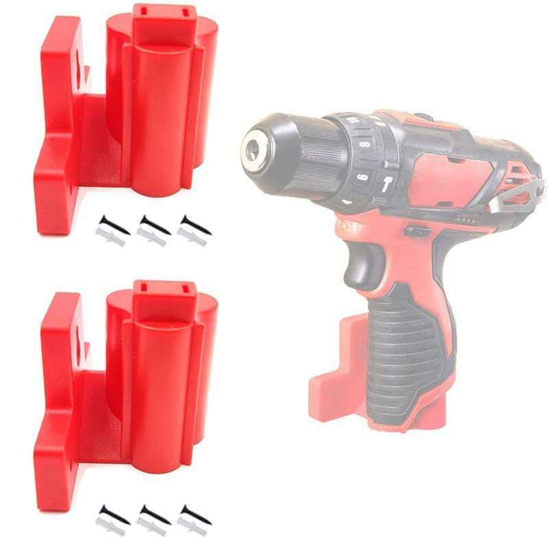 2 Pcs/Set Tool Holder Dock Hanger Compatible with M12 12V for Workshop