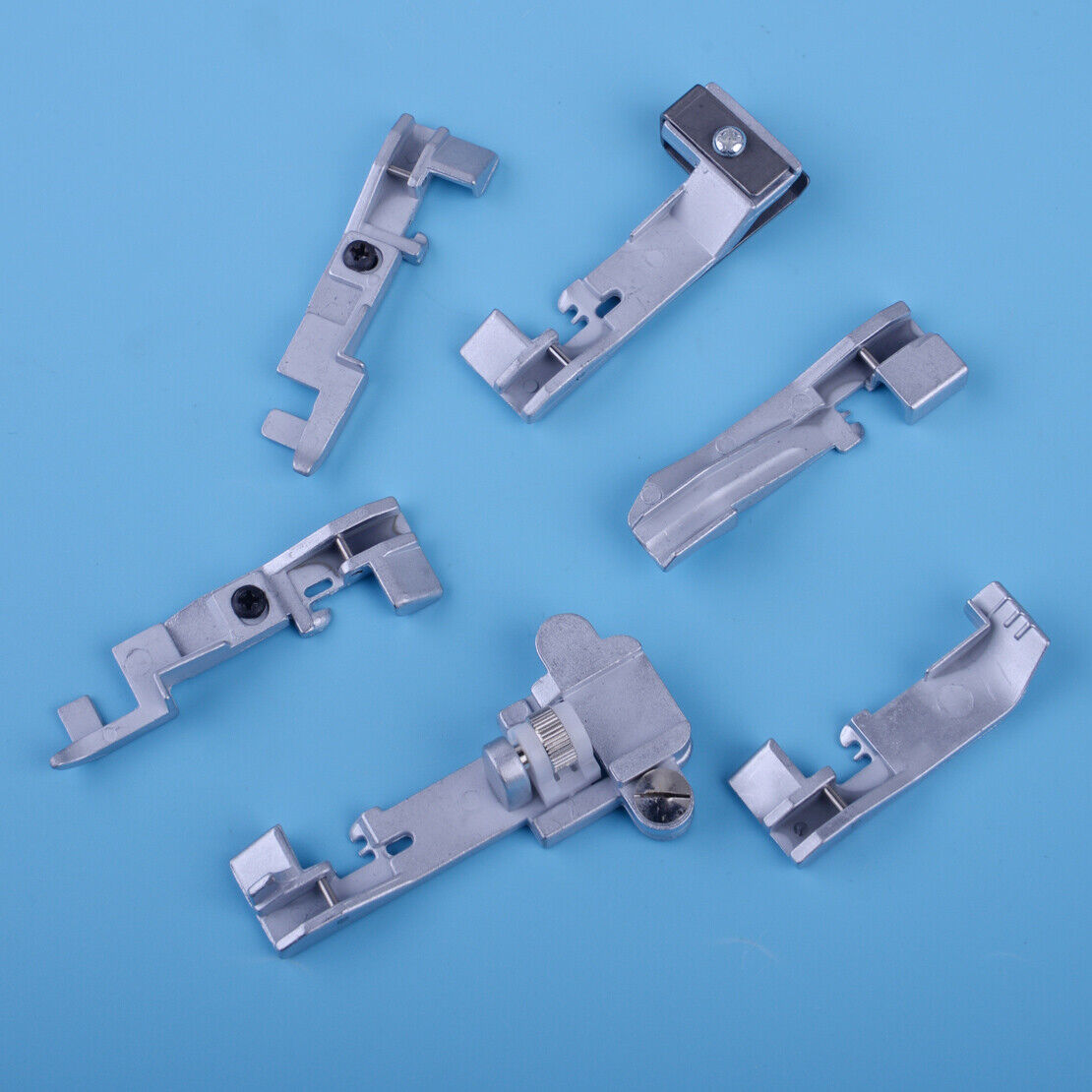 6x Overlock Presser Foot Set Kit fit for Singer 14SH654 14CG754 Yamata Serger Li