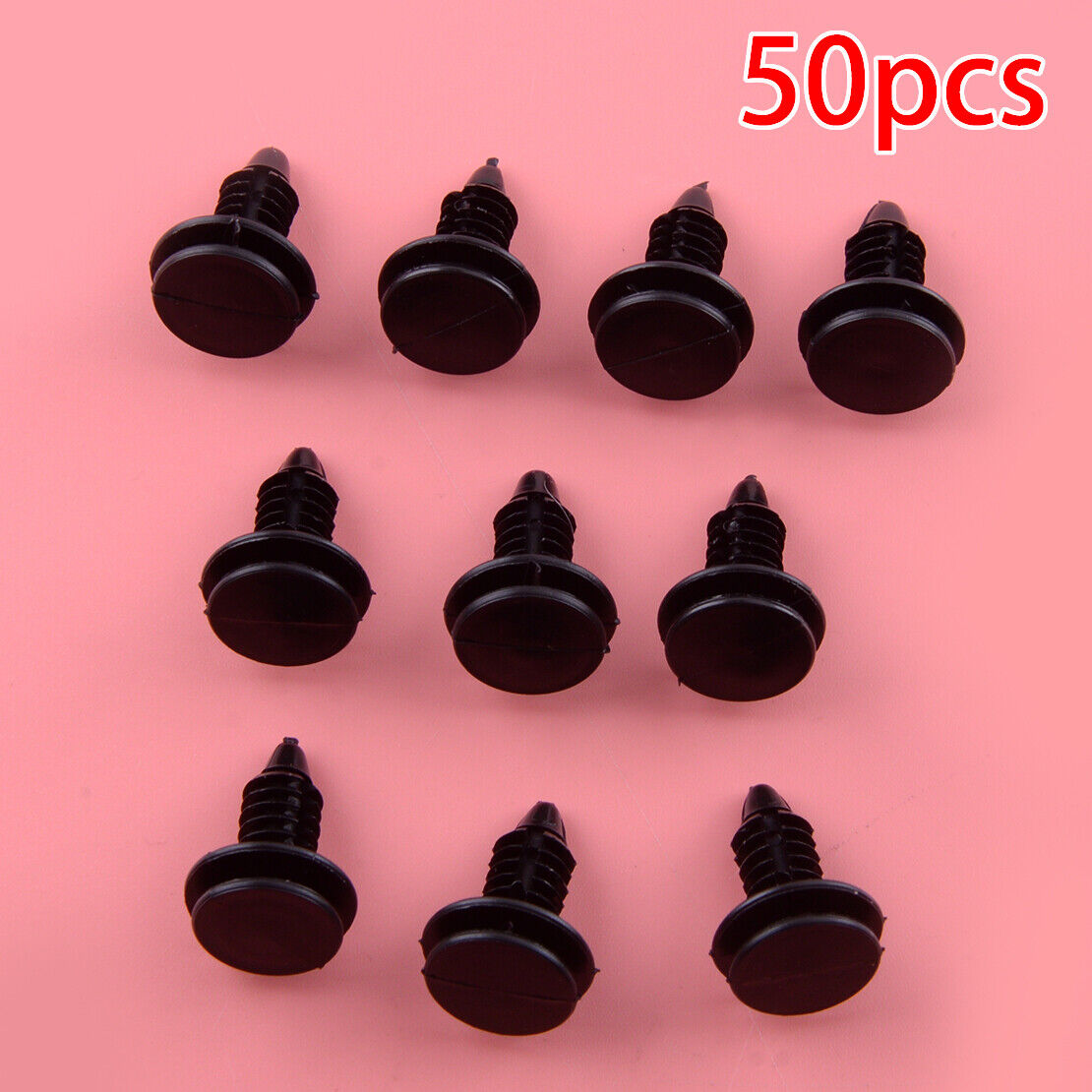 50pcs Interior Door Trim Plastic Panel Retainers Clips Fit For Ford N805155-S