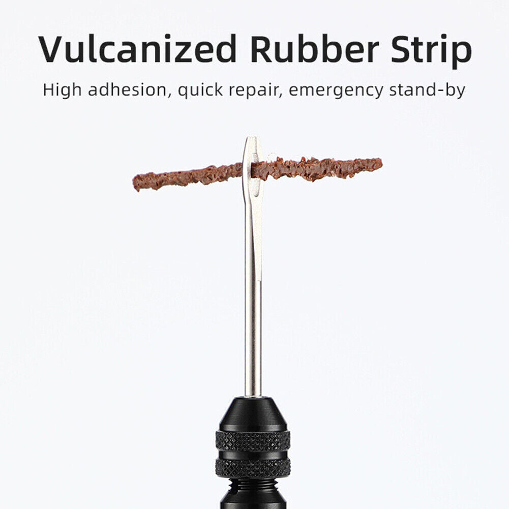 Bicycle Tire Repair Tools Rubber Strip MTB Bike Tyre Maintain Kits (Black)