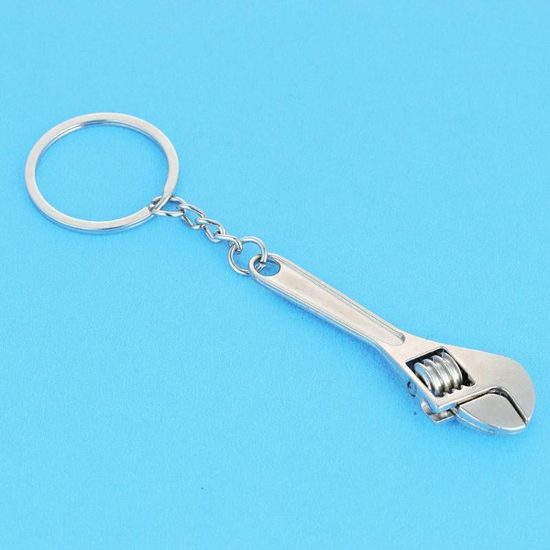 Adjustable Small Spanner Key Ring Tool Set Gifts Men Novelty Keyring Tools