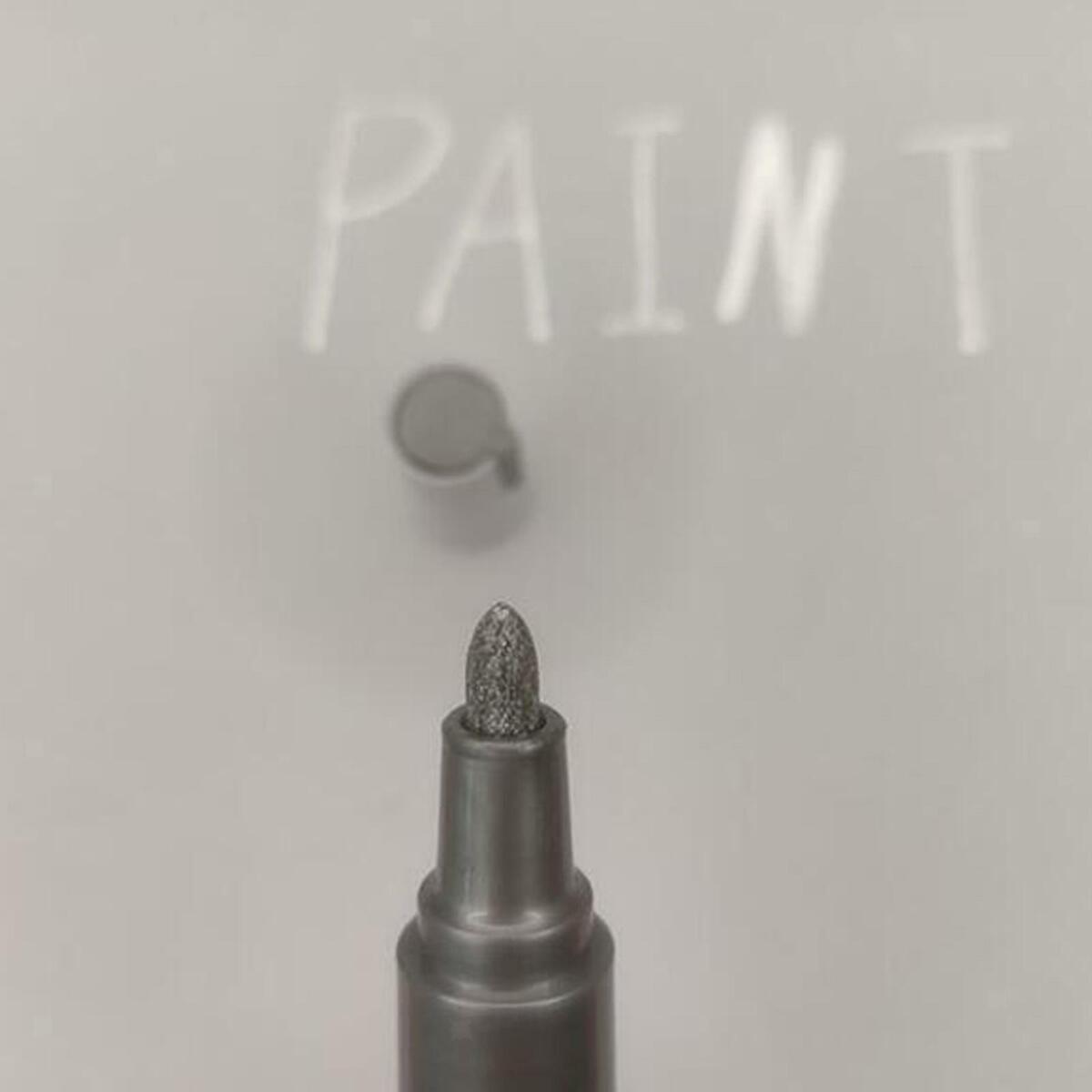 12x Permanent Paint Marker Pen   4.5mm Paint Markers Many Colours