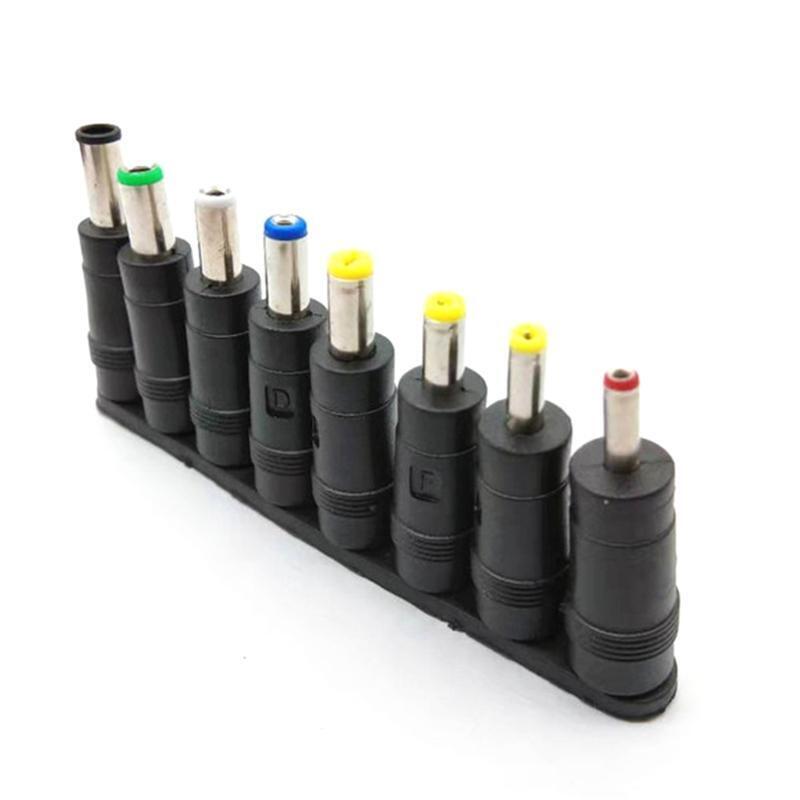 DC Power Supply Jack Sets 5.5x2.1mm Adapter To 8 Plugs Connector For Laptop