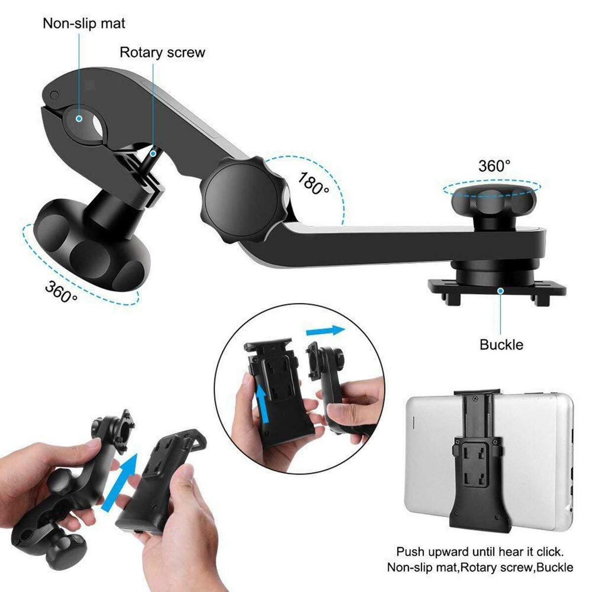 Tablet Holder Suitable  Bracket for Microphone Stand Car Smartphone