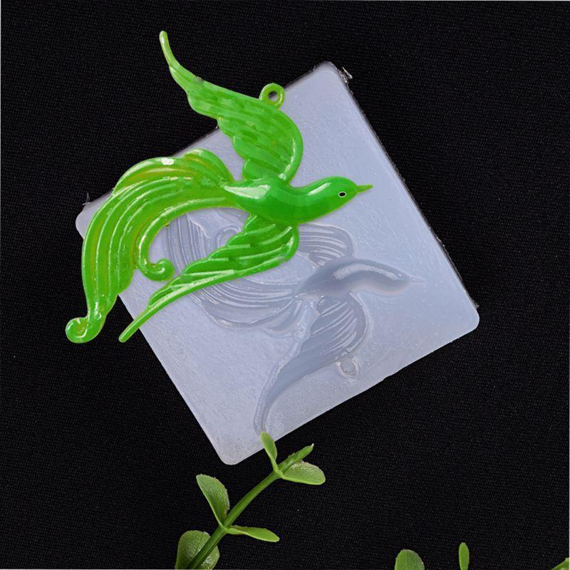 Beatuy Bird Phoenix Pendant Jewelry Silicone Mold DIY Craft Tool Jewelry Making