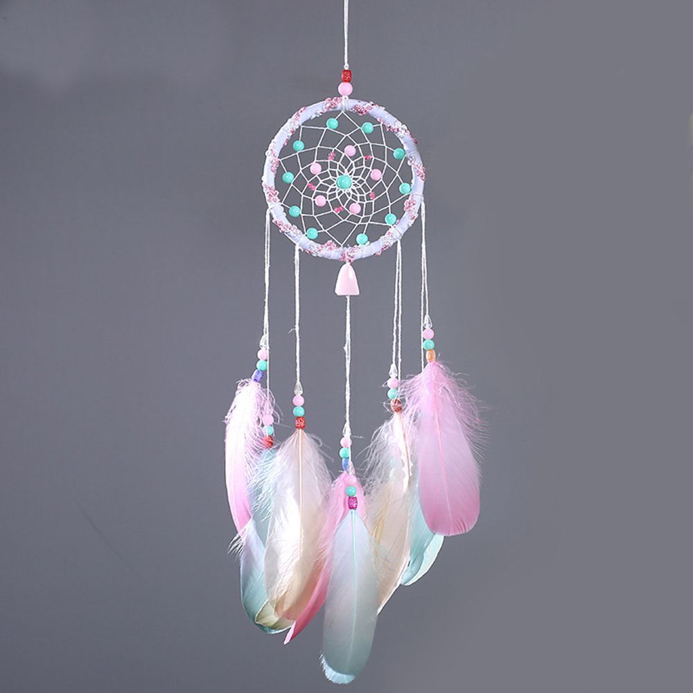 Home Decoration Ornaments Wind Chimes Feather Dream Catcher Car Interior