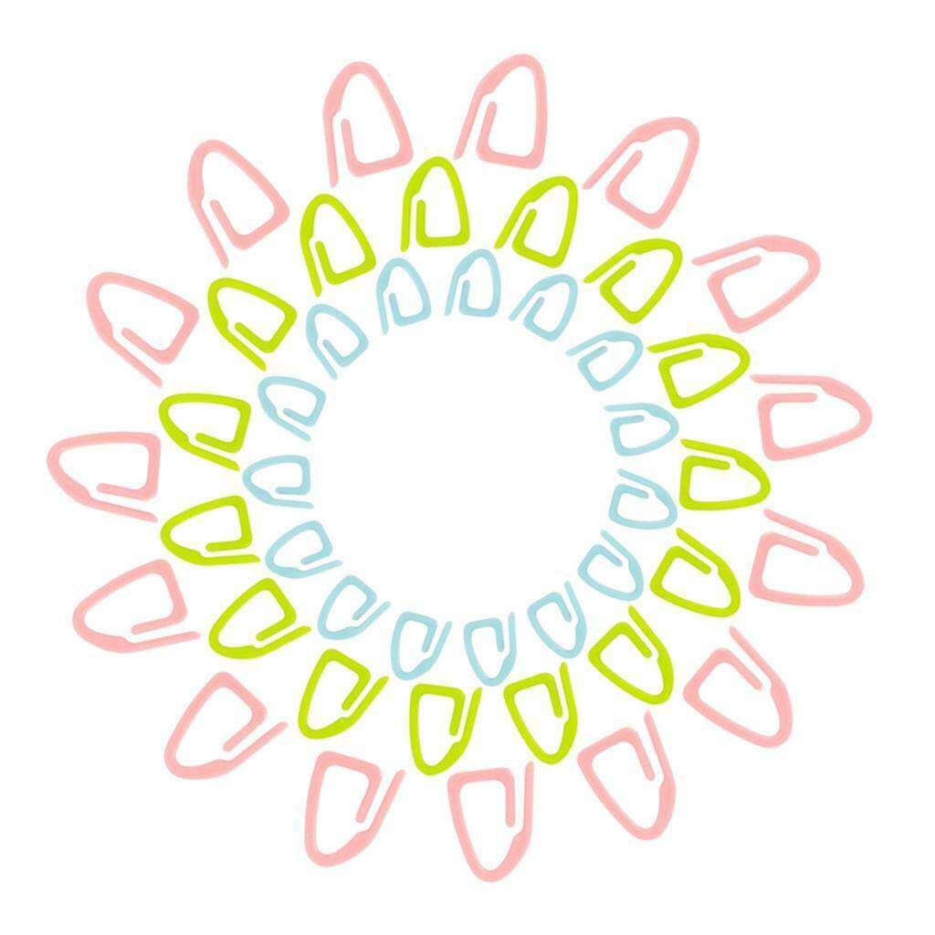 15Pcs Plastic Knitting Stitch Markers   Sewing Accessories