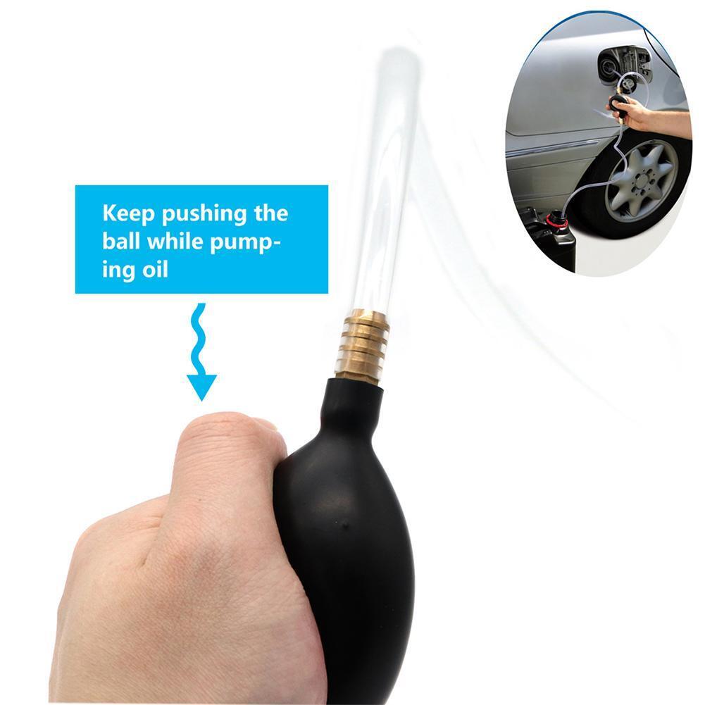 Siphon Hose Liquid Transfer Manual Hand Pump for Gas Water Oil Aquarium