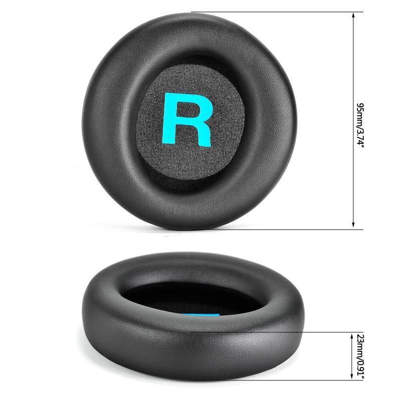 Leather Ear Pads for Lenovo Legion h300 h500 Headphone Earmuffs with Buckle