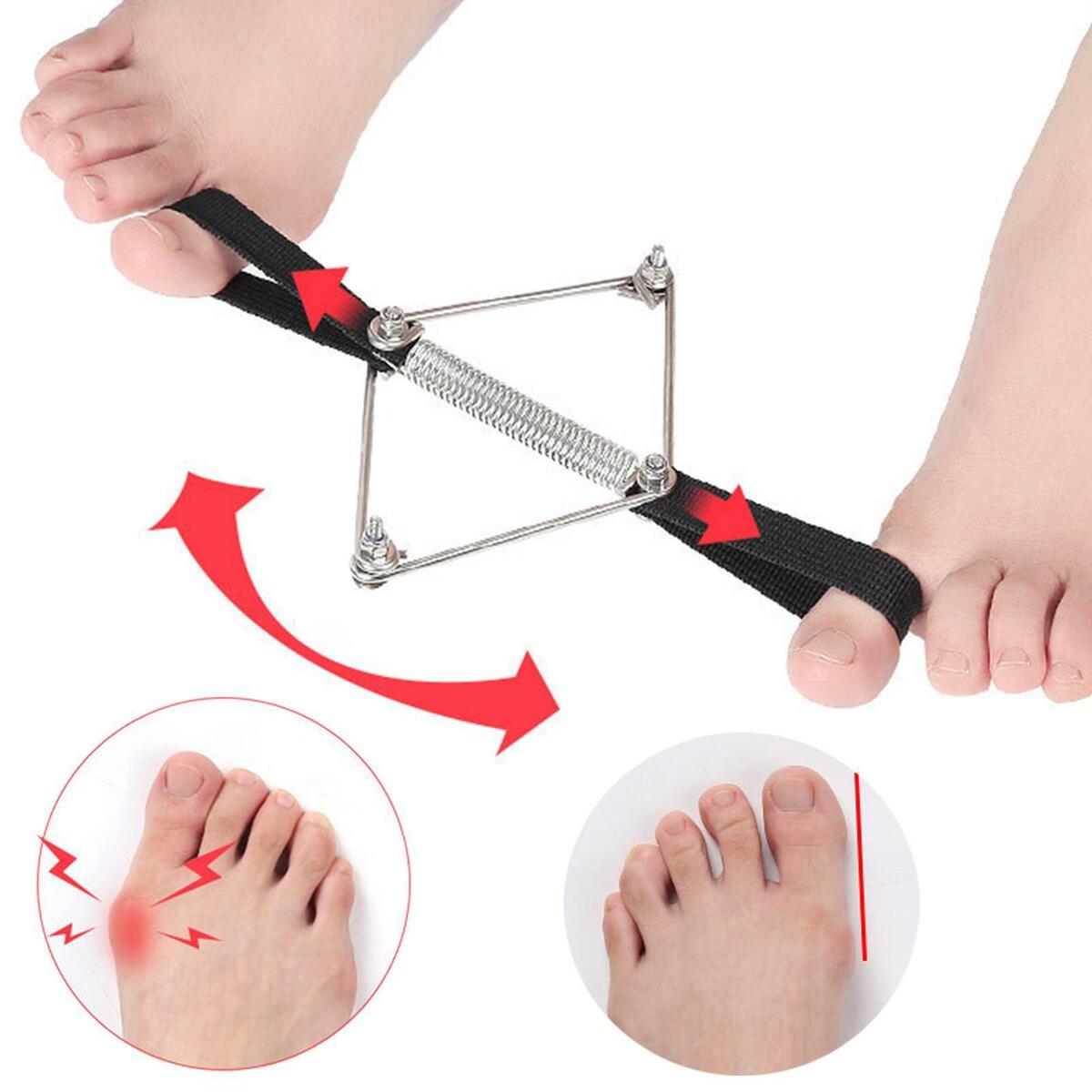 Bunion Corrector Elastic Exerciser for Hammer Toes Toe Alignment