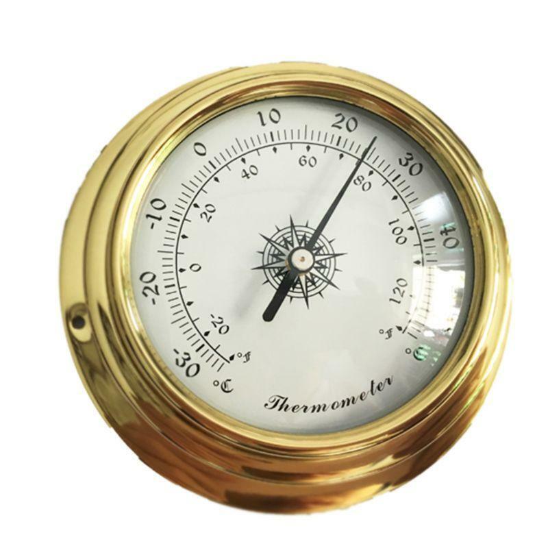 4 Inches 4 PCS/set Thermometer Hygrometer Barometer Watches Clock Copper Shell