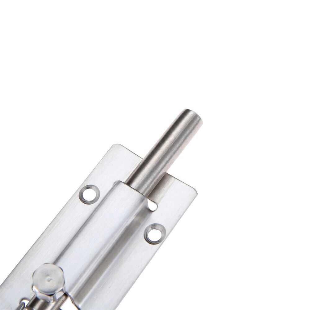 Steel Lock Barrel Bolt Latch Slide Home Gate Office Cabinet Cupboard Door Safety