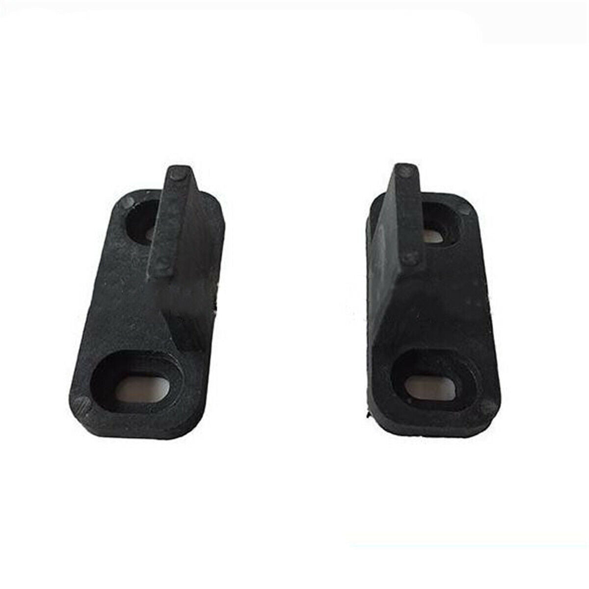 2Pc Cilps Sliding Barn Door Hardware Wall Bottom Floor Roller Guide Clip+ Screws