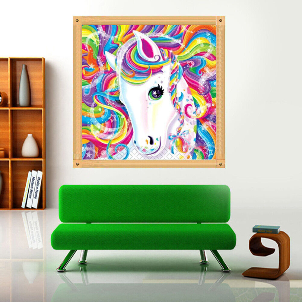 Full Drill Horse Painting 5D Diamond Mosaic Embroidery DIY Cross Stitch Kit