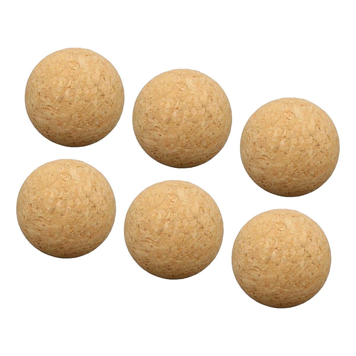 6 Pieces Table Football Cork Desktop Soccer Game Table Soccer Accessories