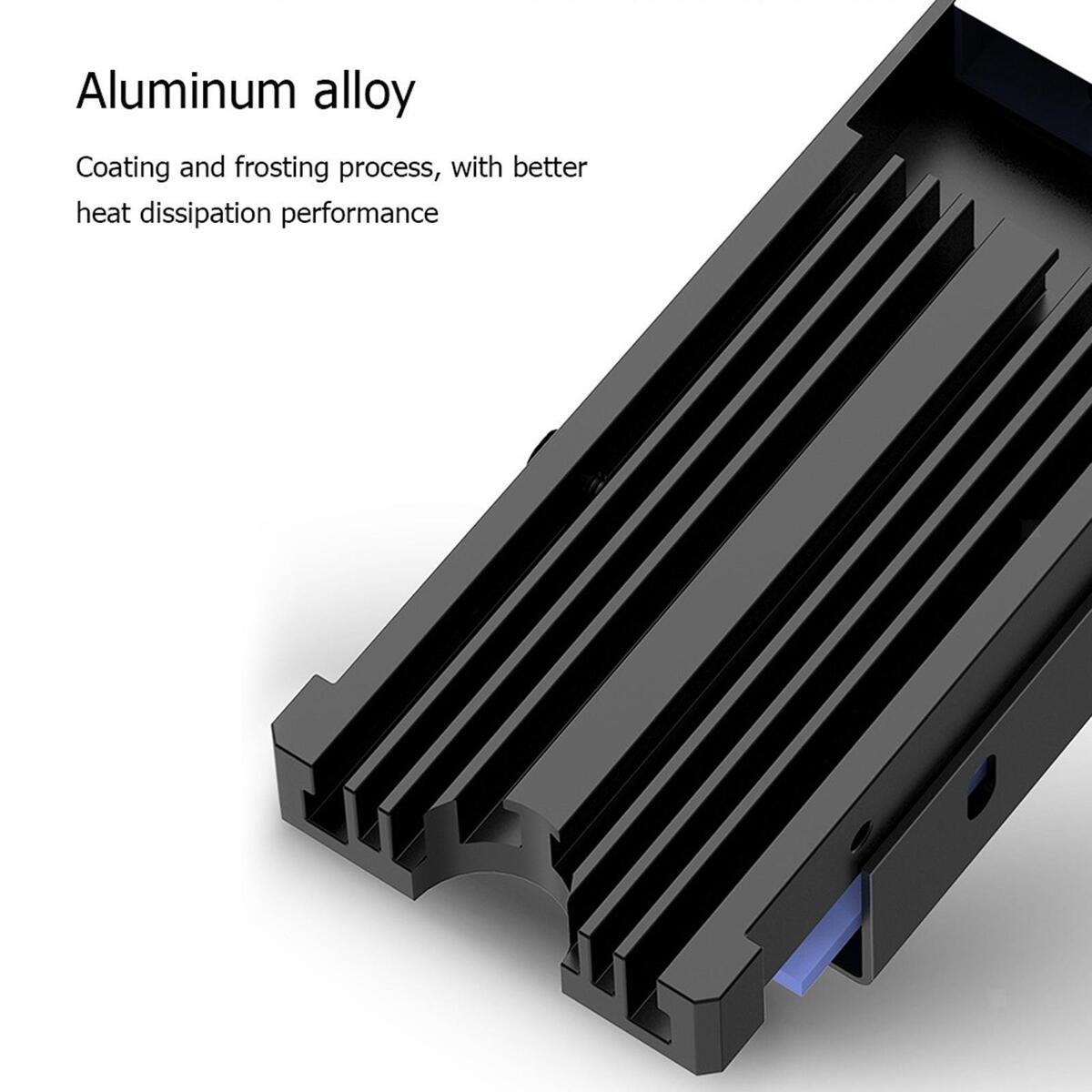 M.2 SSD SATA Fan Heatsink 2280 PCIE  Radiator Cooling Support 4 Sizes