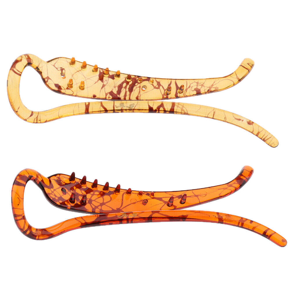 2x   Banana Clip  Clamp Barrette Accessories Coffee