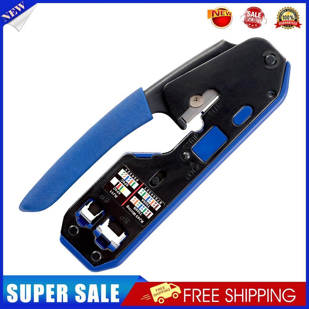 Multifunction Connector Crimp Plier Cable 8P/6P/CAT5/CAT6 Crystal Head Clip