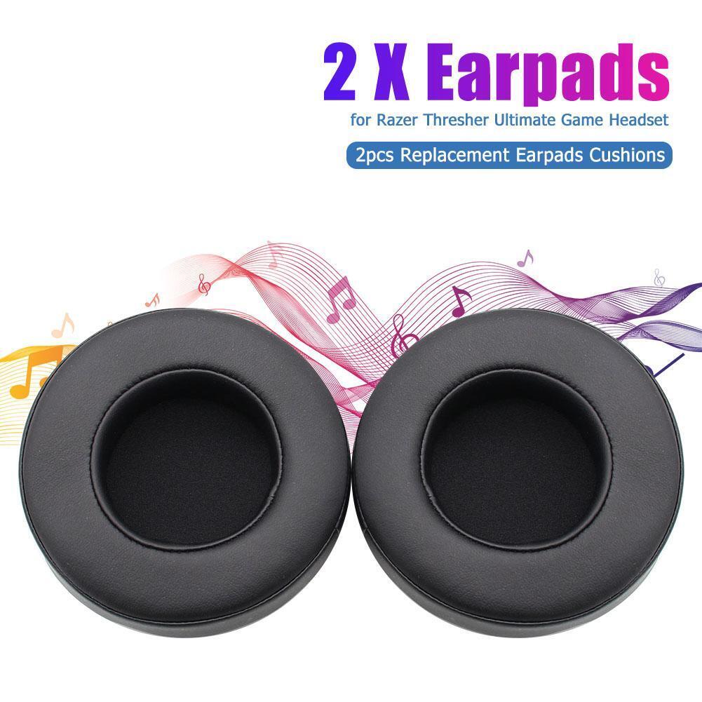 2pcs Replacement Earpads Cushions for Razer Thresher Ultimate Game Headset