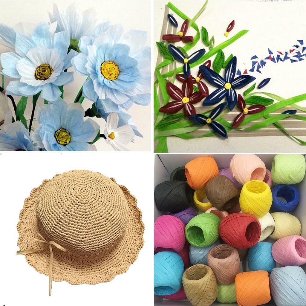 Raffia Paper Ribbon String   Decorative Embellishments
