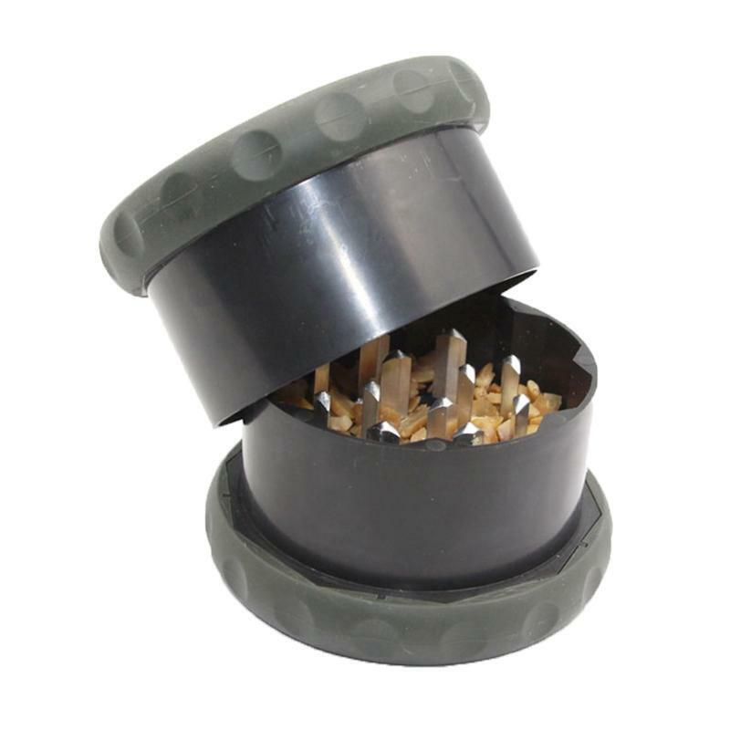 Plastic Grinding Bait Box Aluminum Thick Rubber Broken Fishing Lure Case Shredde