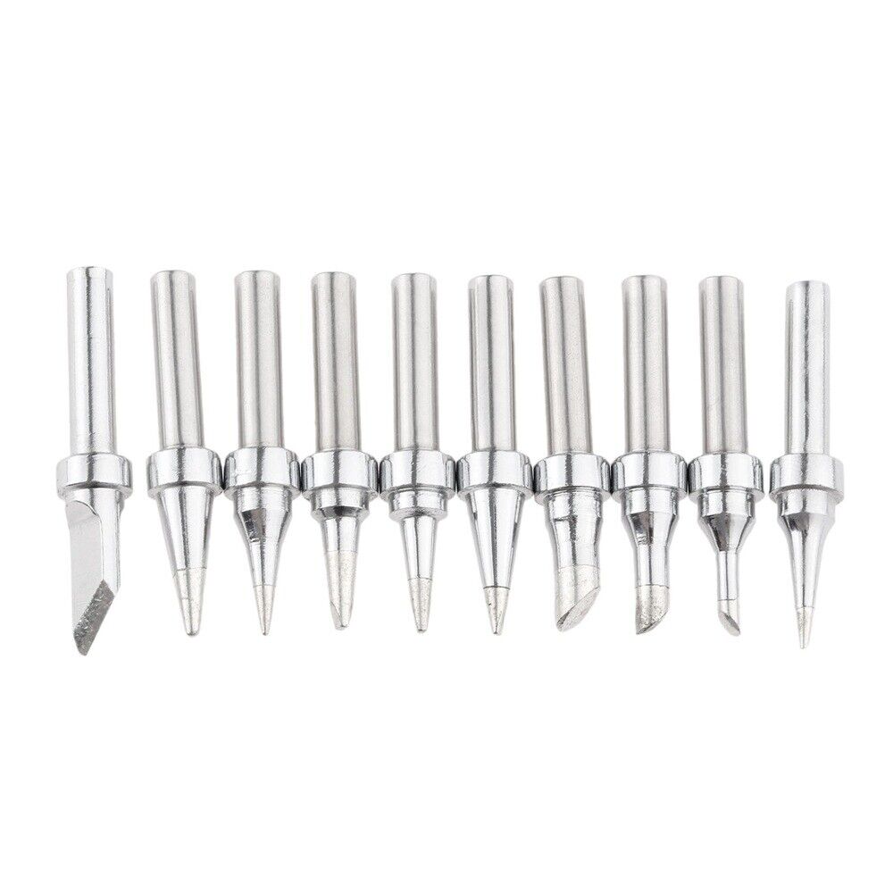 10PCS 200M-T Series Soldering Station Solder Iron Tips for Quick 203/204 HAKKO