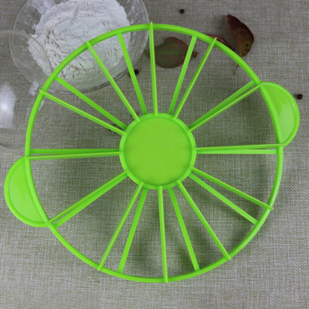 10/12 Slices Cake Equal Portion Cutter Round Bread Dessert Mousse Divider