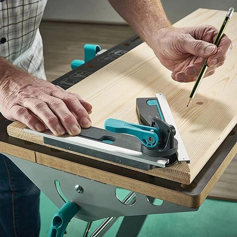2-in-1 Measuring Tool Accurate Mitre Gauges for Easy Marking at the Workpieces