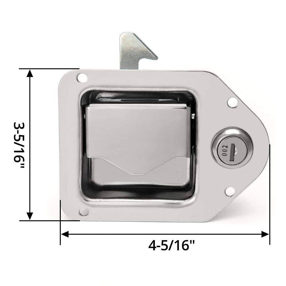 Garage Door Door Latch Handle Lock Trailer Paddle RV Handle Latch Cabinet Lock