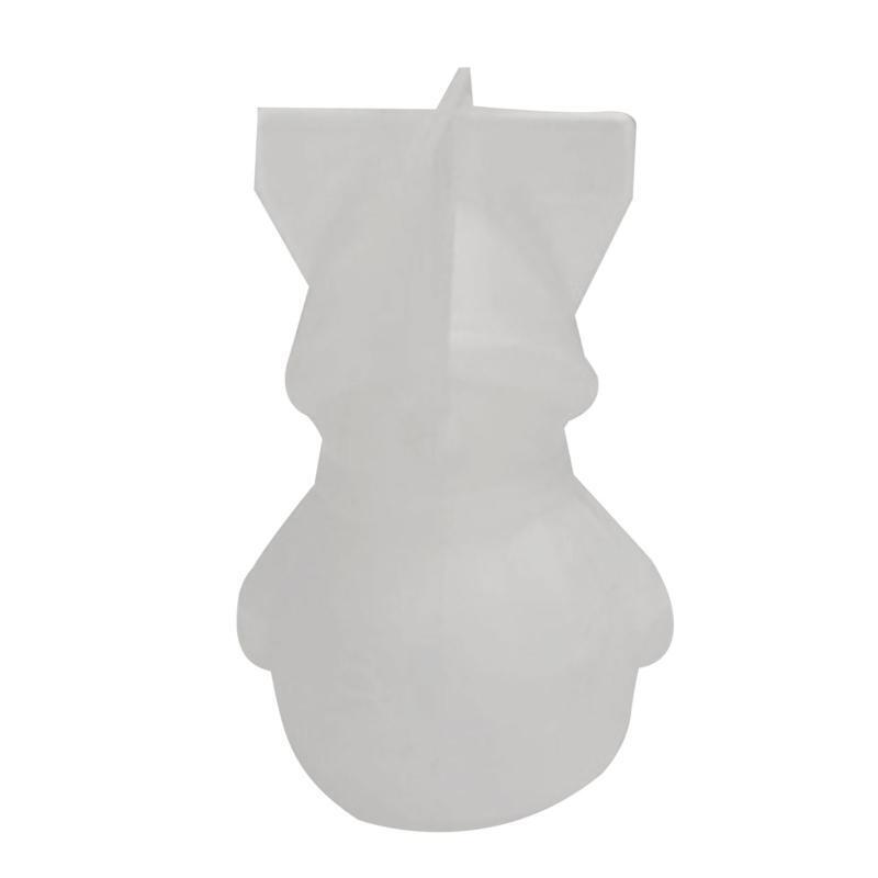 Xmas Silicone Soap Molds Snowman Mould for DIY Cake Chocolate Decoration Tool