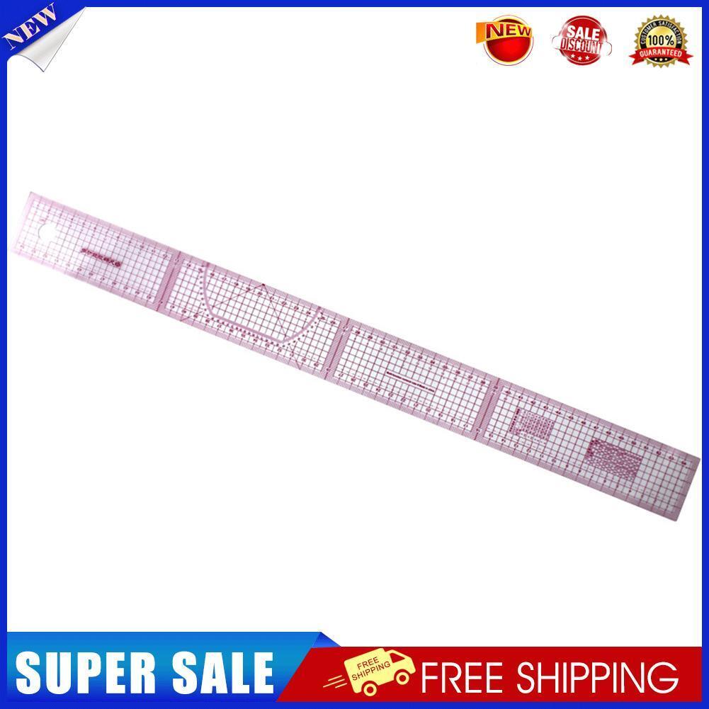 Plastic Sewing Tailor Double Side Straight Ruler Yardstick Patchwork Ruler