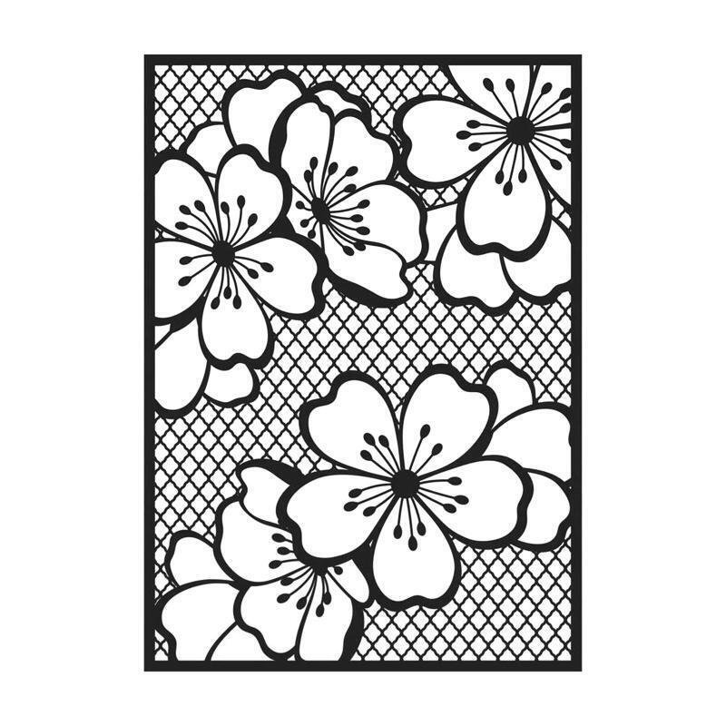 Flowers Cutting Dies Handmade Stencil Mold Embossing Pattern