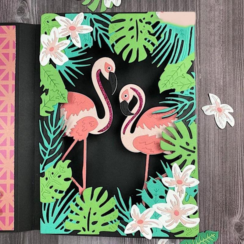 Flower Embossing Die Cut Stencil for DIY Scrapbooking Album Decorative Card