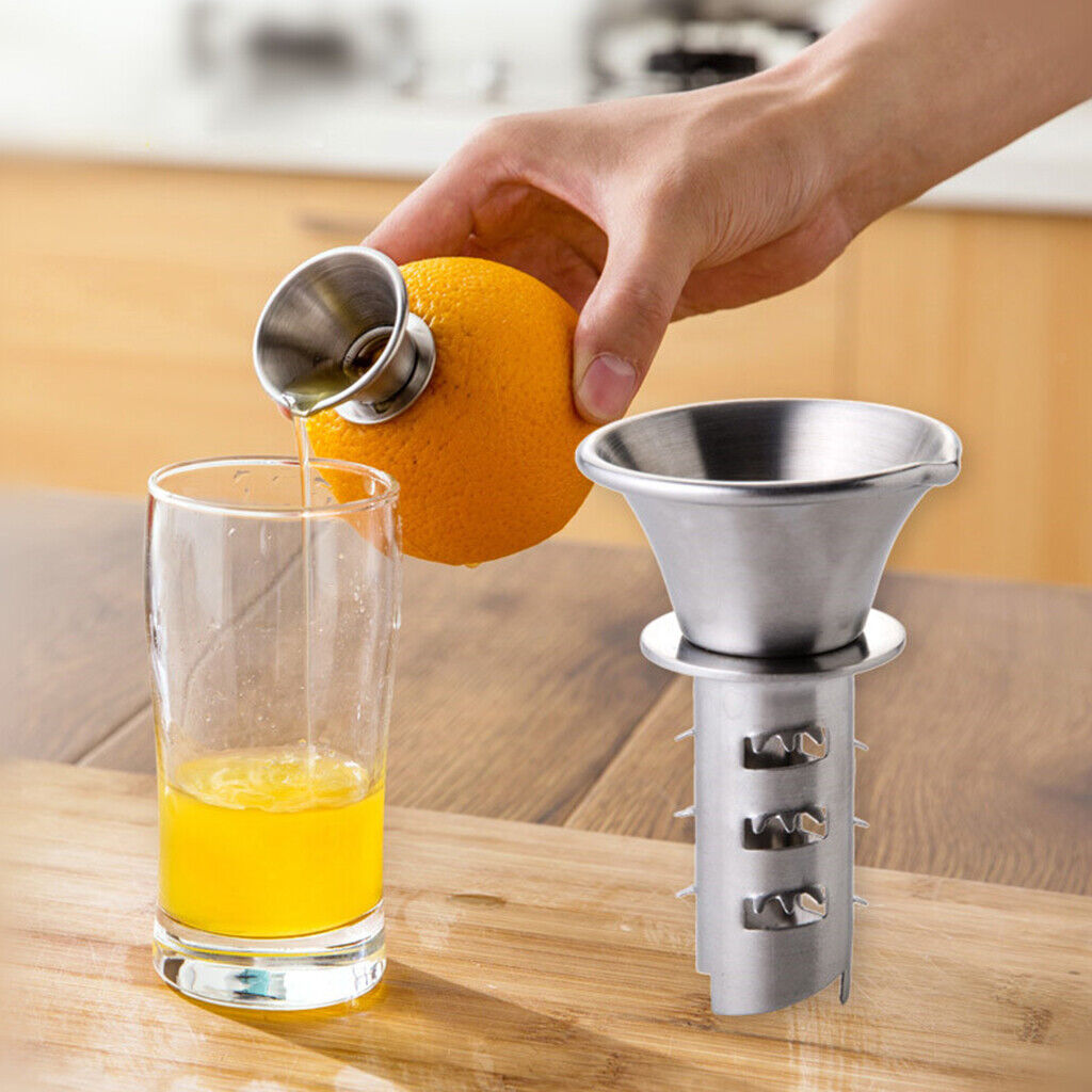 3Pcs Manual Small Stainless Steel    drill Squeezer Juicer