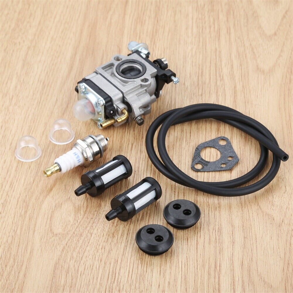 Carburetor w Repower Tune Up Kit for Earthquake MC43 MC43E MC43CE MC43ECE Tiller