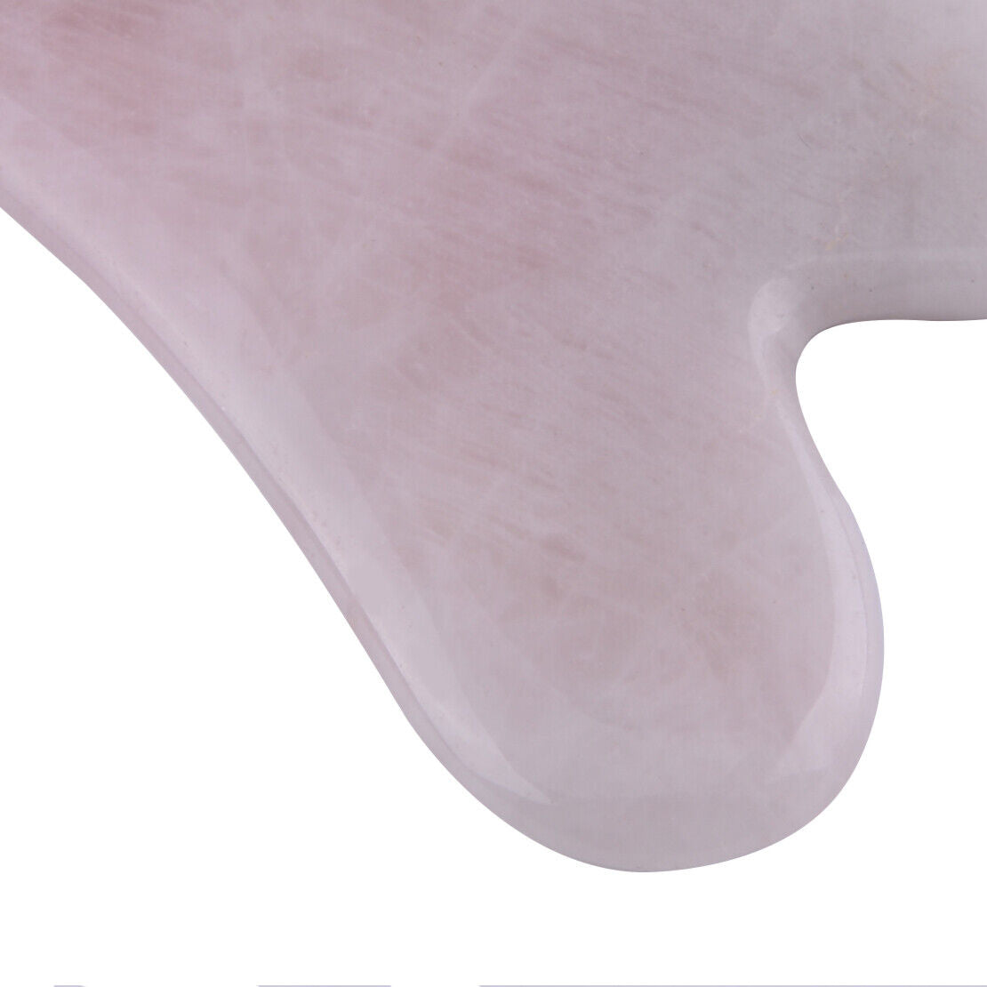 Natural Rose Quartz Scraping GuaSha Board Scraping Treatment Massage Tool Ld