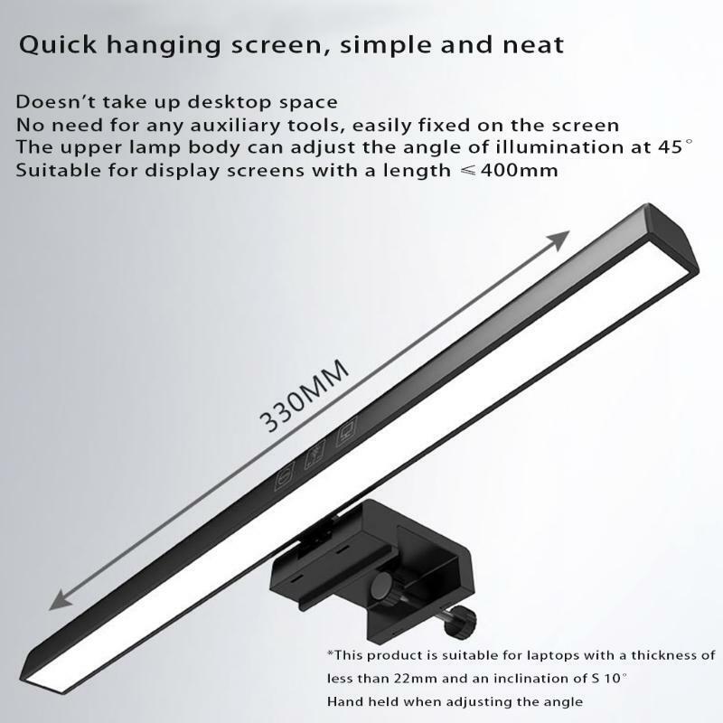 LED Desk Lamp Screen Computer PC Monitor Screenbar Bar Hanging Light for Read