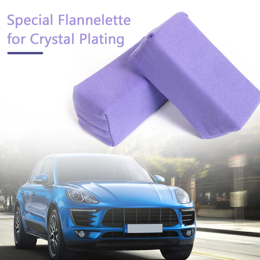 Suede Ceramic Coating Applicator Car Paint Care Wax Applicator Sponge Pad