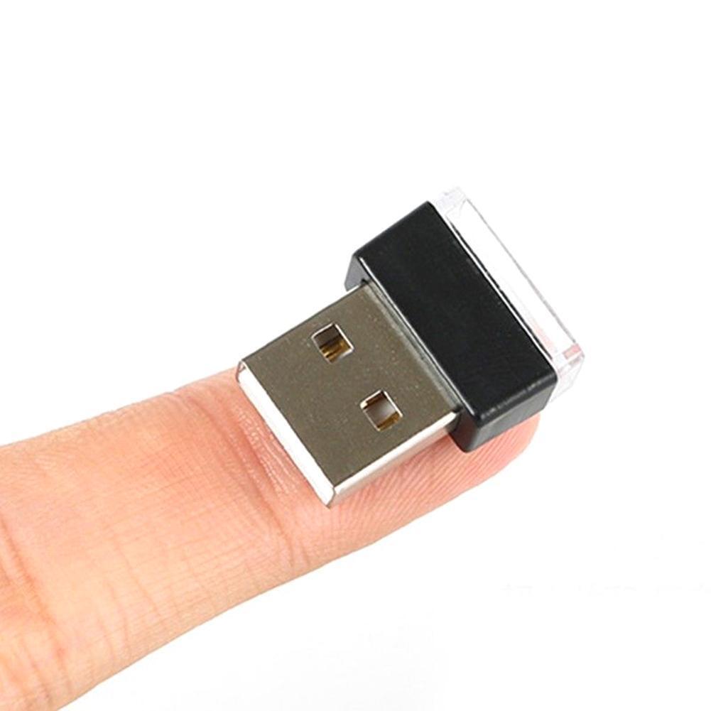 Universal Mini USB Wireless Car Interior Home LED Light Atmosphere Lamp(B)
